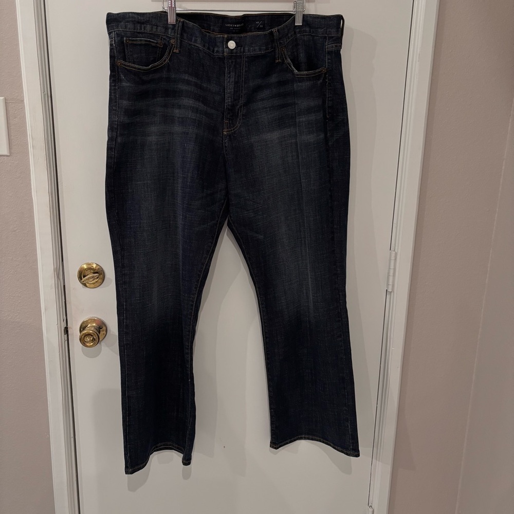 Lucky Brand Blue 367 Vintage Boot Cut Men’s Jeans Size 42/30 - Picture 5 of 11